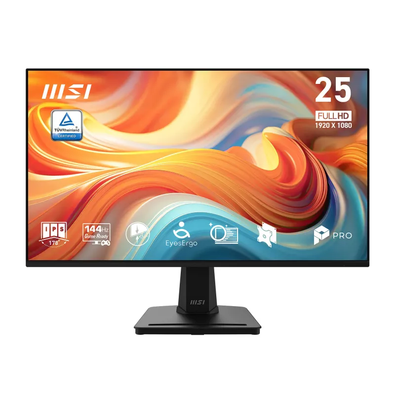 MSI Pro MP251 E14L datora monitors 62,2 cm (24,5 collas) 1920 x 1080 pikseļi Full HD melns