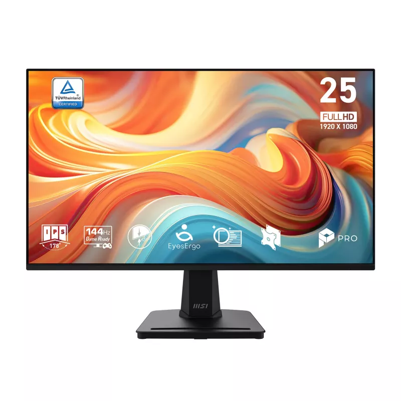 MSI Pro MP251 E14L datora monitors 62,2 cm (24,5 collas) 1920 x 1080 pikseļi Full HD melns