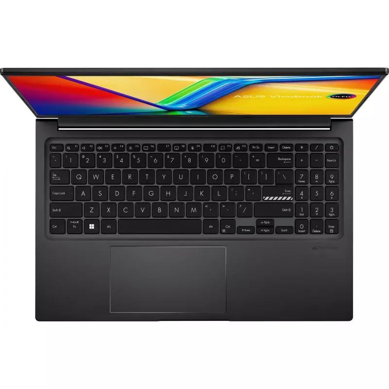 ASUS Vivobook 15 OLED M1505YA-L1394W AMD Ryzen™ 7 7730U klēpjdators, 39,6 cm (15,6 collu) Full HD, 16 GB DDR4-SDRAM, 512 GB SSD, Wi-Fi 6E (802.11ax), Windows 11 Home, melns