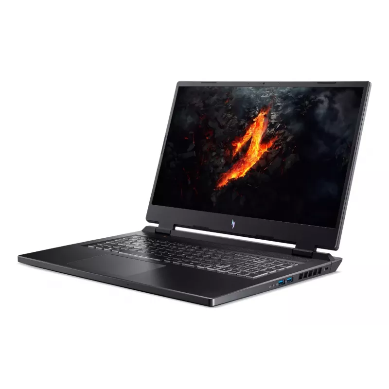Acer Nitro 17 AN17-42-R75W AMD Ryzen™ 7 8845HS klēpjdators 43,9 cm (17,3 collas) Quad HD 16 GB DDR5-SDRAM 1 TB SSD NVIDIA GeForce RTX 4070 Wi-Fi 6 (802.11ax) Windows 11 Home Melns