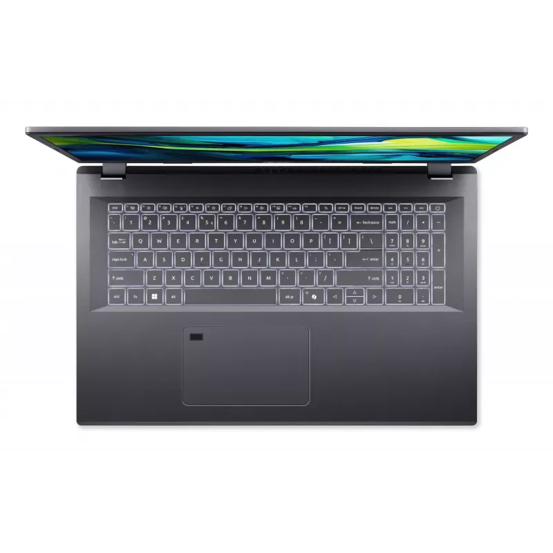 Acer Aspire 17 A17-51M-740G Intel Core 7 150U portatīvais dators 43.9 cm (17.3 collas) Full HD 16 GB DDR4-SDRAM 1 TB SSD Wi-Fi 6E (802.11ax) Windows 11 Home vācu pelēks