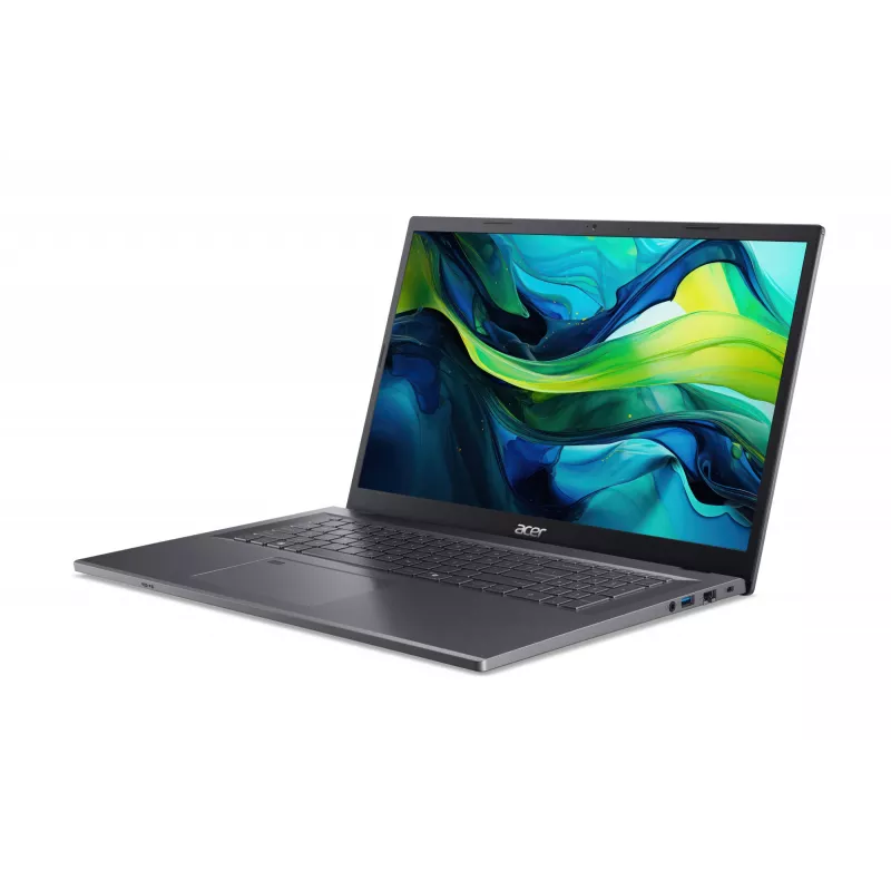 Acer Aspire 17 A17-51M-740G Intel Core 7 150U portatīvais dators 43.9 cm (17.3 collas) Full HD 16 GB DDR4-SDRAM 1 TB SSD Wi-Fi 6E (802.11ax) Windows 11 Home vācu pelēks