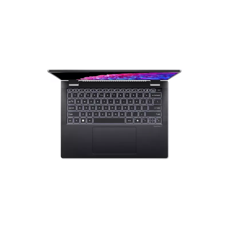 Acer TravelMate P6 14 TMP614-73-TCO-72YL Intel Core Ultra 7 155H klēpjdators 35,6 cm (14 collas) WQXGA 32 GB LPDDR5x-SDRAM 1 TB SSD Wi-Fi 7 (802.11be) Windows 11 Pro holandiešu valoda Melns