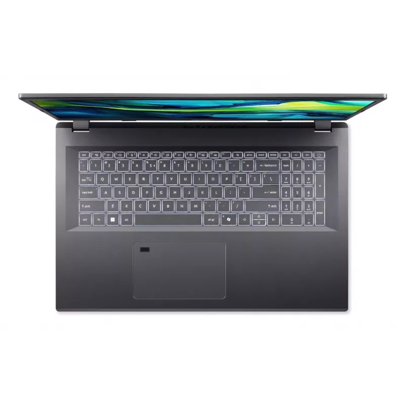 Acer Aspire 17 Pro A17-51M-56NU Intel® Core™ i5 i5-1334U klēpjdators 43.9 cm (17.3 inch) Full HD 16 GB LPDDR5-SDRAM 1 TB SSD Wi-Fi 6E (802.11ax) Windows 11 Pro pelēks