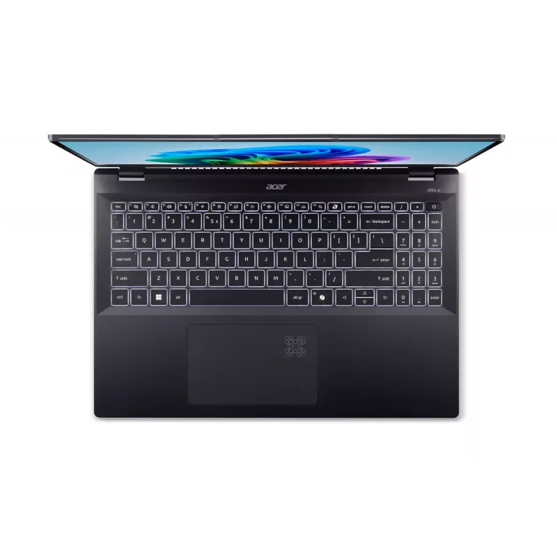 Acer Swift 16 AI SF16-51-53NZ Copilot+ PC Intel Core Ultra 5 226V klēpjdators 40,6 cm (16 collas) WQXGA+ 16 GB LPDDR5x-SDRAM 512 GB SSD Wi-Fi 7 (802.11be) Windows 11 Home US International melns