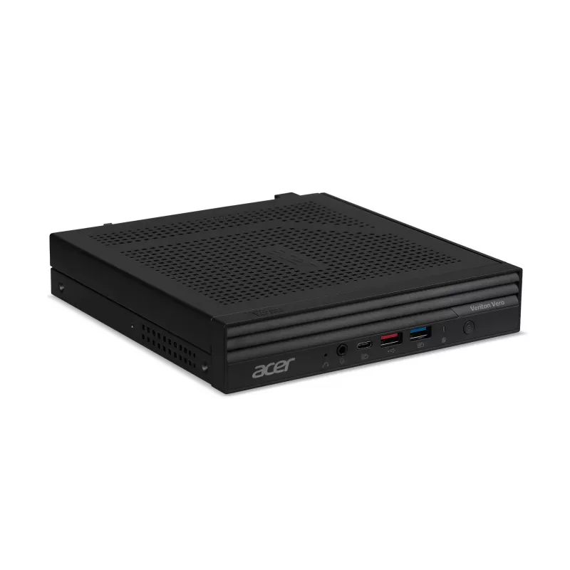 Acer Veriton Vero N4720GT I54516 Pro Intel® Core™ i5 i5-14400 16 GB DDR5-SDRAM 512 GB SSD Windows 11 Pro Mikro PC Mini PC Melns