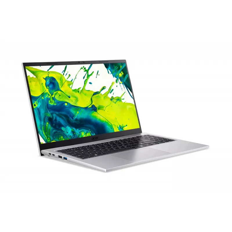 Acer Aspire Go 15 AG15-72P-51YA Intel Core 5 120U portatīvais dators 39.6 cm (15.6 collas) Full HD 16 GB DDR4-SDRAM 512 GB SSD Wi-Fi 6 (802.11ax) Windows 11 Home Sudraba krāsā