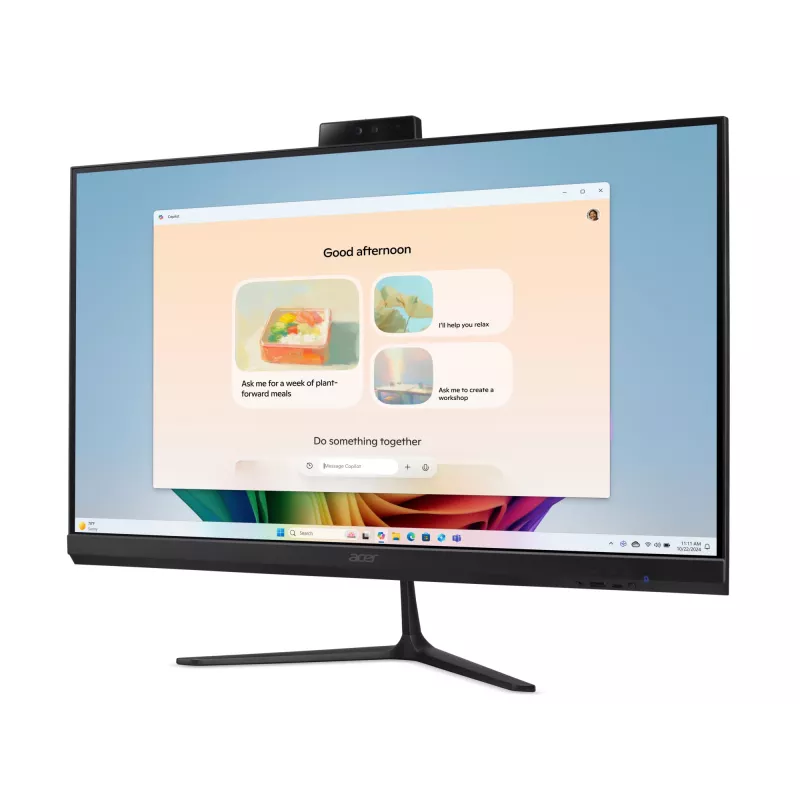 Acer Aspire C27B AI AR7432 NL Copilot+ PC AMD Ryzen™ AI 5 350 68,6 cm (27 collas) 1920 x 1080 pikseļi Viss vienā dators 32 GB DDR4-SDRAM 1 TB SSD Windows 11 Home Wi-Fi 6E (802.11ax) Melns