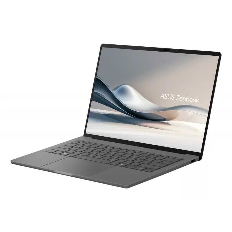 ASUS Zenbook A14 UX3407QA-QD343X Snapdragon X1-26-100 klēpjdators 35,6 cm (14 collas) WUXGA 32 GB LPDDR5x-SDRAM 1 TB SSD Wi-Fi 6E (802.11ax) Windows 11 Pro pelēks