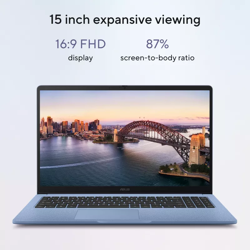 ASUS Chromebook CB1505CTA-S70197-CBE Intel® N N150 39.6 cm (15.6 collas) Full HD 8 GB LPDDR5-SDRAM 64 GB eMMC Wi-Fi 6 (802.11ax) ChromeOS US International pelēks