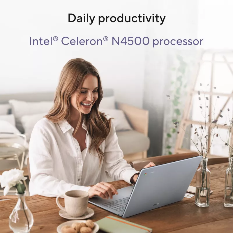 ASUS Chromebook CB1505CTA-S70197-CBE Intel® N N150 39.6 cm (15.6 collas) Full HD 8 GB LPDDR5-SDRAM 64 GB eMMC Wi-Fi 6 (802.11ax) ChromeOS US International pelēks