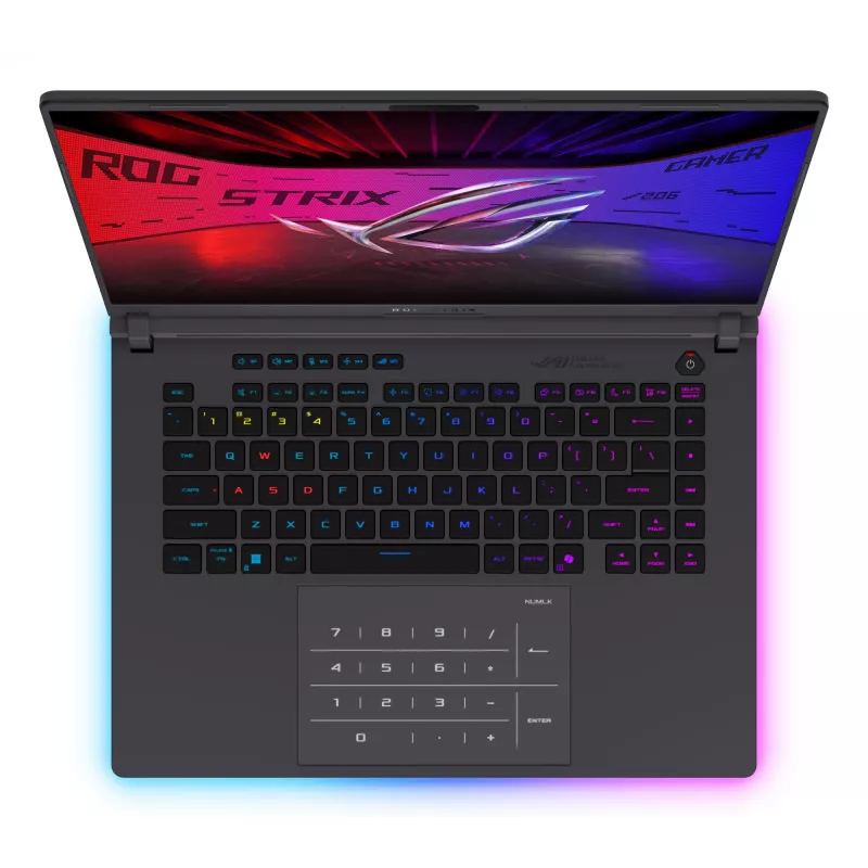 ASUS ROG Strix G16 G615JMR-DICRV235W Intel® Core™ i7 i7-14650HX klēpjdators 40.6 cm (16 collas) WUXGA 16 GB DDR5-SDRAM 1 TB SSD NVIDIA GeForce RTX 5060 Wi-Fi 7 (802.11be) Windows 11 Home melns, pelēks