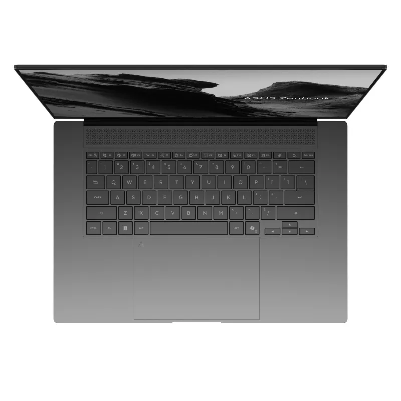 ASUS Zenbook S16 UM5606GA-SR332X Copilot+ PC AMD Ryzen AI 9 465 klēpjdators 40,6 cm (16″) skārienjutīgs 3K 32 GB LPDDR5x-SDRAM 2 TB SSD Wi-Fi 7 (802.11be) Windows 11 Pro pelēks