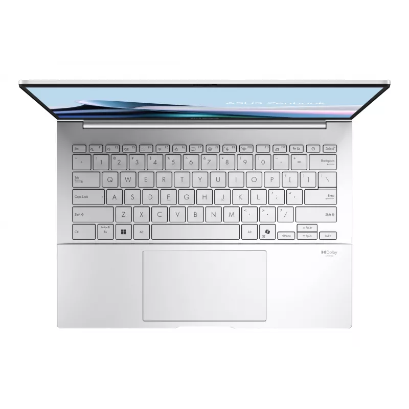 ASUS Zenbook 14 OLED UX3405CA-QD1302W Intel Core Ultra 7 255H klēpjdators 35.6 cm (14 collas) WUXGA 16 GB LPDDR5x-SDRAM 1 TB SSD Wi-Fi 7 (802.11be) Windows 11 Home vācu sudraba