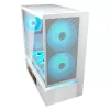 COUGAR Midi Tower Case, CFV235 Vision, ARGB, LCD Displejs, Mesh, Balta
