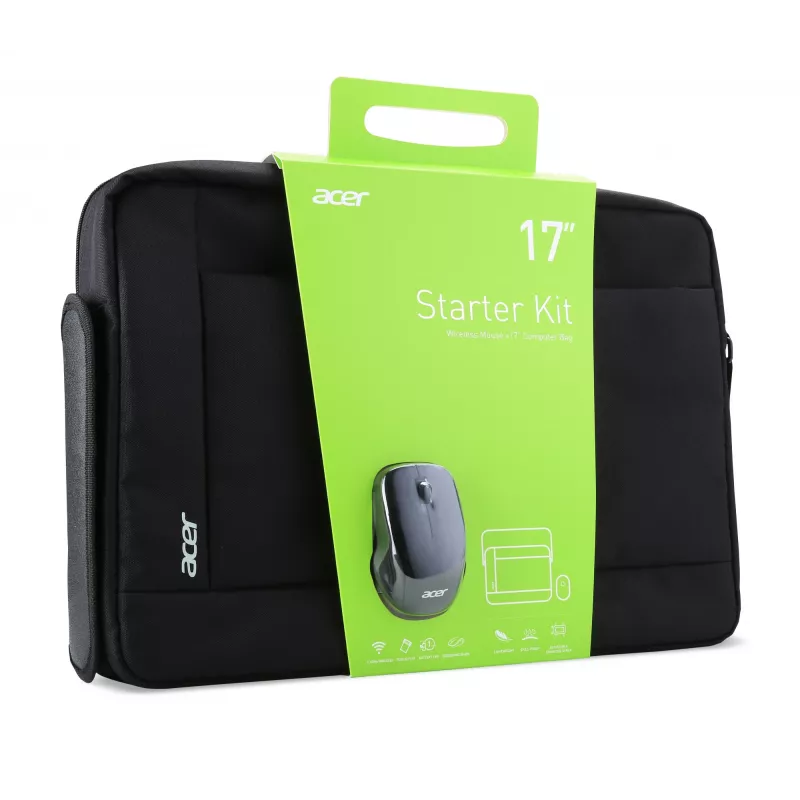 Acer PIEZĪMJU DATORA STARTERA KOMPLEKTS 17 collu, portfelis, 43,9 cm (17,3 collas), pleca siksna
