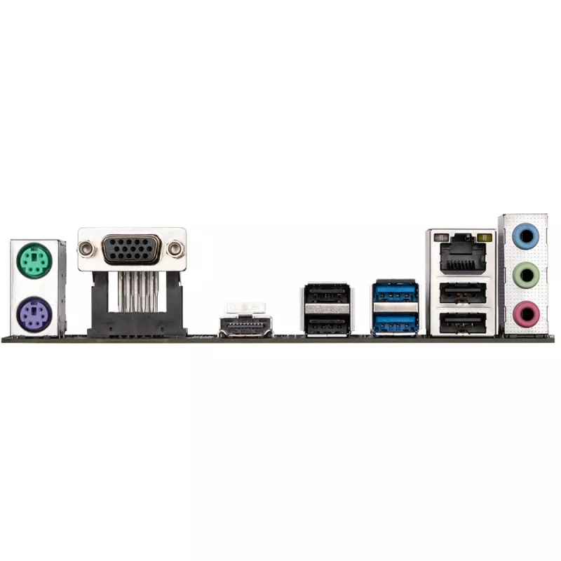 GIGABYTE H610M H mātesplate - atbalsta Intel Core 14. paaudzes CPU, 6+1+1 hibrīds digitālais VRM, līdz 5600 MHz DDR4 (OC), 1x PCIe 3.0 M.2, GbE LAN, USB 3.2 Gen 1