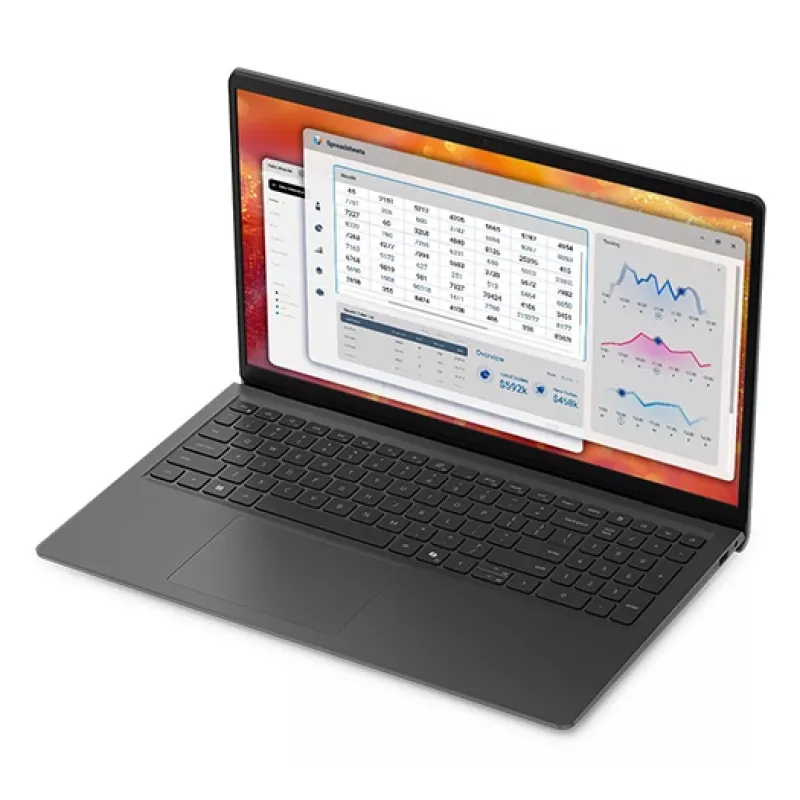 DELL Pro 15 Essential PV15265 AMD Ryzen™ 5 130 klēpjdators 39,6 cm (15,6 collas) Full HD 16 GB DDR5-SDRAM 1 TB SSD Wi-Fi 6 (802.11ax) Windows 11 Pro vācu melns
