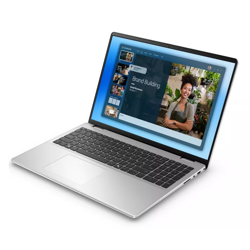 DELL EMCDC16251 Intel Core 7 150U klēpjdators 40,6 cm (16 collas) Full HD+ 16 GB DDR5-SDRAM 512 GB SSD Wi-Fi 6E (802.11ax) Windows 11 Pro platīna, sudraba