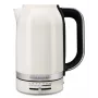 KitchenAid 5KEK1701EPL elektriskā tējkanna 1,7 L 2400 W melna, nerūsējošā tērauda, balta