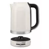 KitchenAid 5KEK1701EPL elektriskā tējkanna 1,7 L 2400 W melna, nerūsējošā tērauda, balta