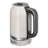 KitchenAid 5KEK1701EPL elektriskā tējkanna 1,7 L 2400 W melna, nerūsējošā tērauda, balta