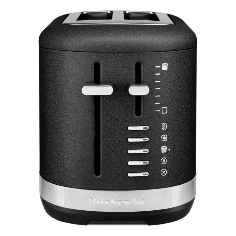 KitchenAid 859711684250 tosteris 7 2 šķēles 980 W Melns, Nerūsējošais tērauds
