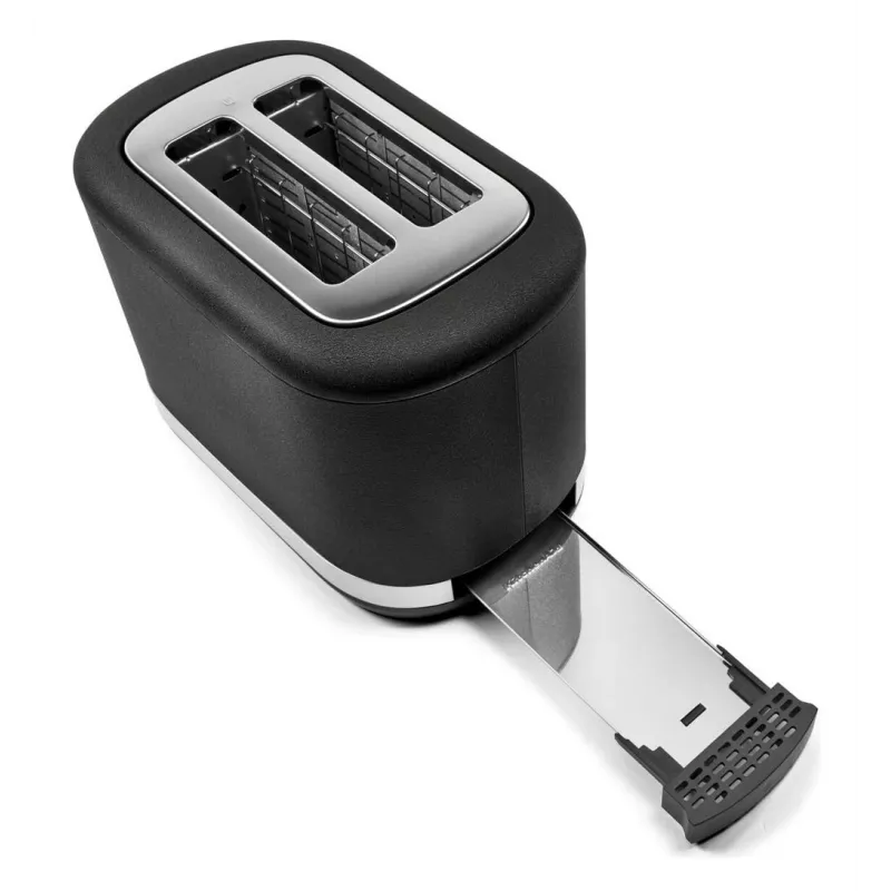 KitchenAid 859711684250 tosteris 7 2 šķēles 980 W Melns, Nerūsējošais tērauds