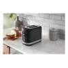 KitchenAid 859711684250 tosteris 7 2 šķēles 980 W Melns, Nerūsējošais tērauds