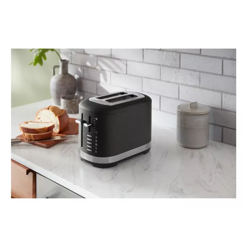 KitchenAid 859711684250 tosteris 7 2 šķēles 980 W Melns, Nerūsējošais tērauds