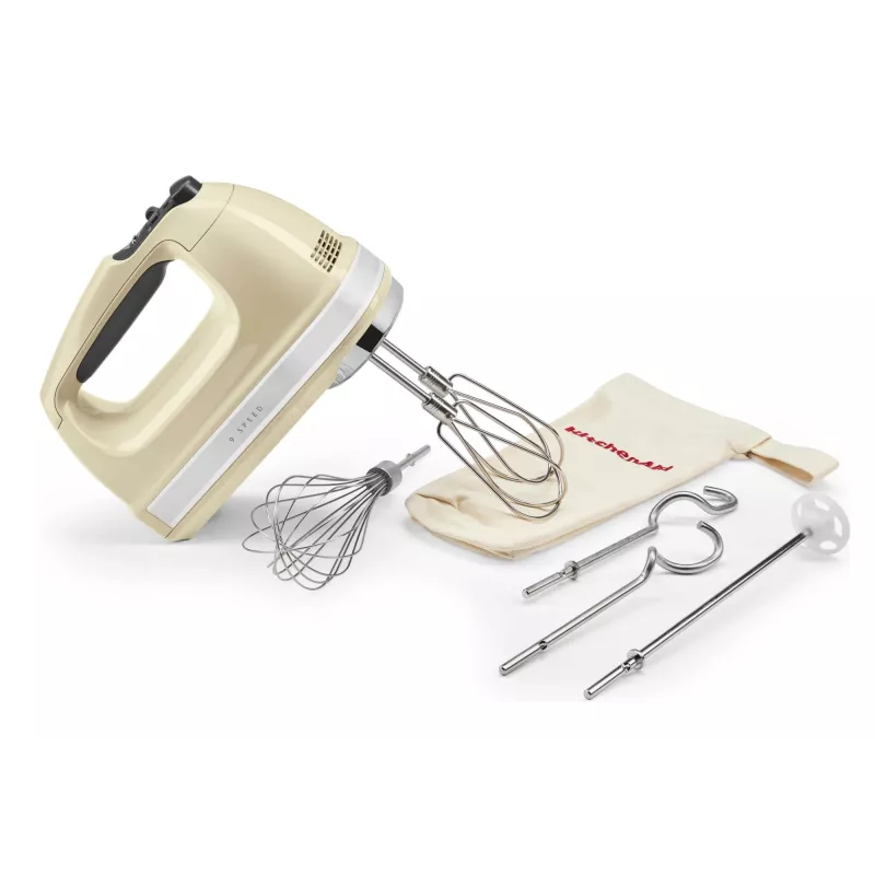 KitchenAid 5KHM9212EAC rokas mikseris 85 W krēmkrāsā, sudrabā