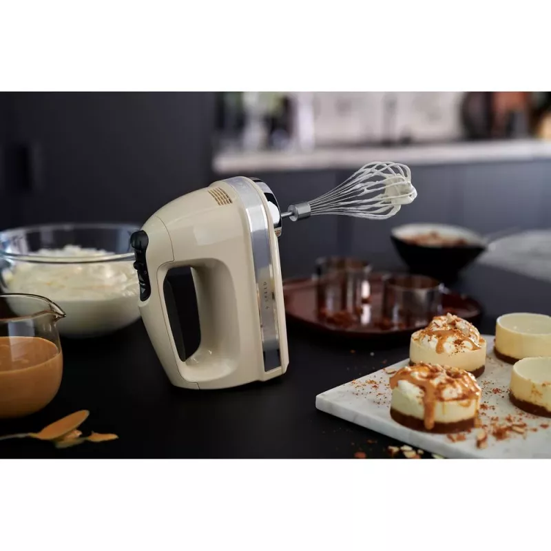 KitchenAid 5KHM9212EAC rokas mikseris 85 W krēmkrāsā, sudrabā