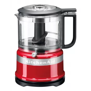 KitchenAid 5KFC3516EER 0,83 L 240 W Melns, Sarkans, Nerūsējošais tērauds