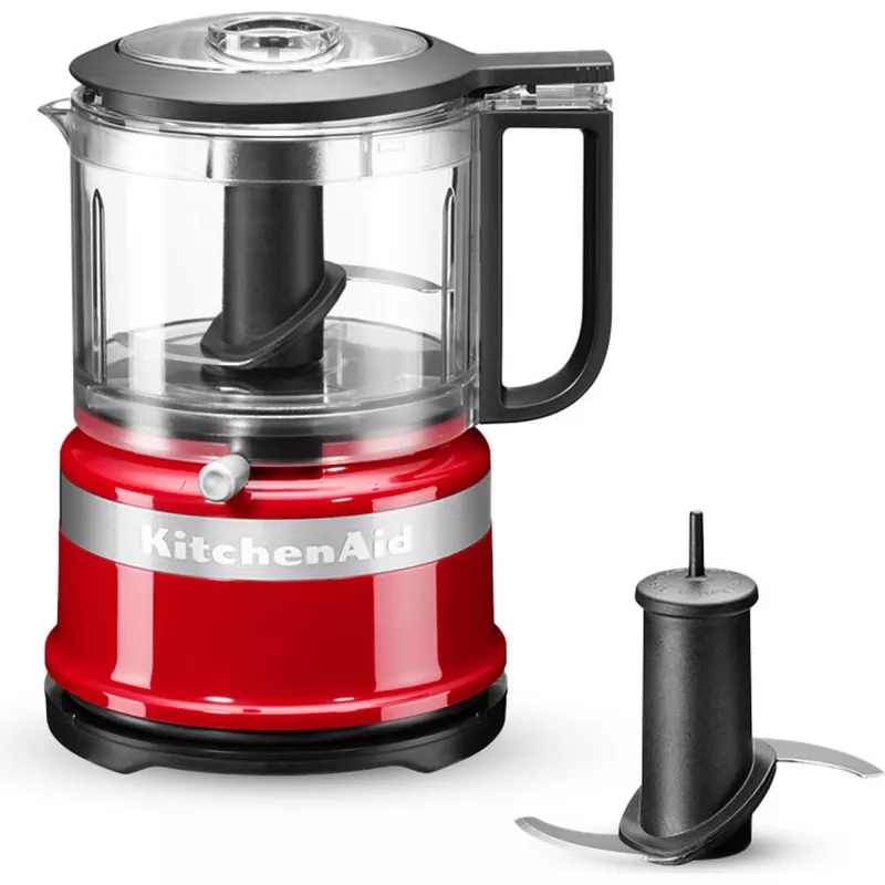 KitchenAid 5KFC3516EER 0,83 L 240 W Melns, Sarkans, Nerūsējošais tērauds