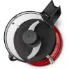 KitchenAid 5KFC3516EER 0,83 L 240 W Melns, Sarkans, Nerūsējošais tērauds