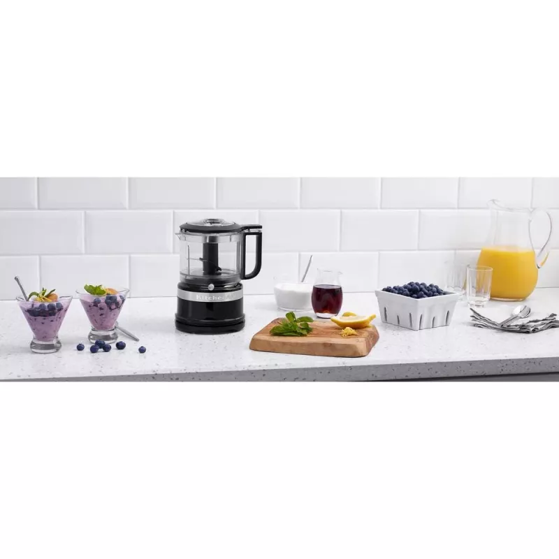 KitchenAid 5KFC3516EOB 0.83 L 240 W Melns, Nerūsējošais tērauds