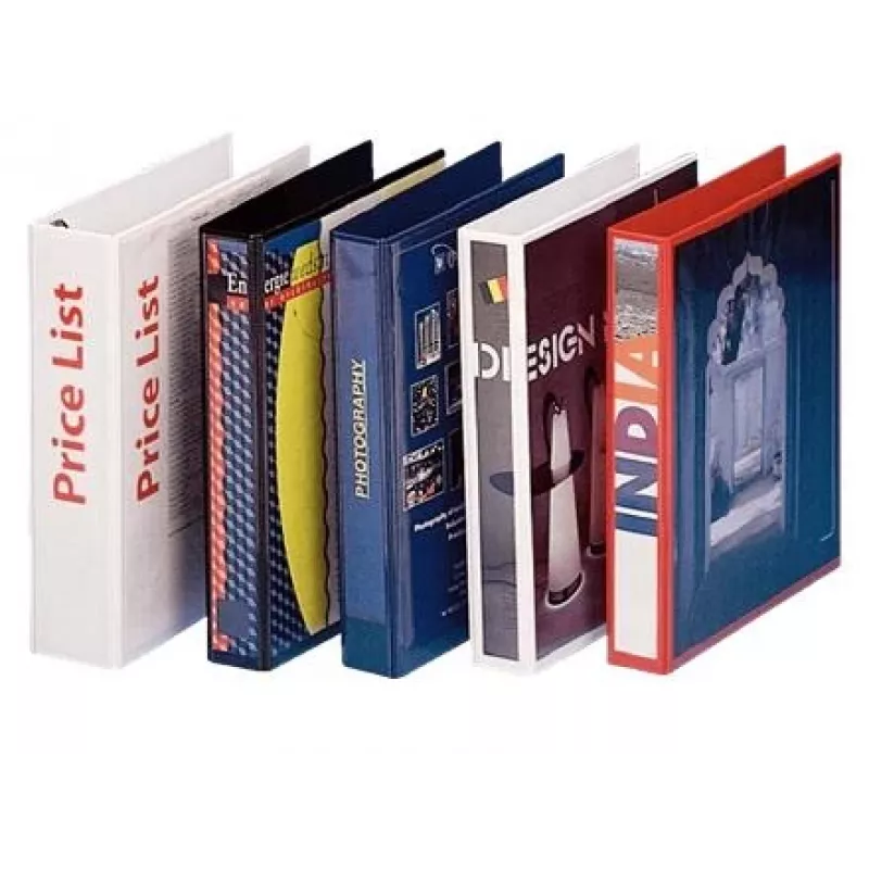 Esselte Panorama Binder FSC® A4 4DR/40 mm, A4, D veida gredzens, Glabāšana, Zila, Zila, 400 loksnes