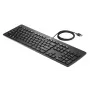HP USB plāns Business tastatūra, pilnizmēra (100%), vadu, USB, melna