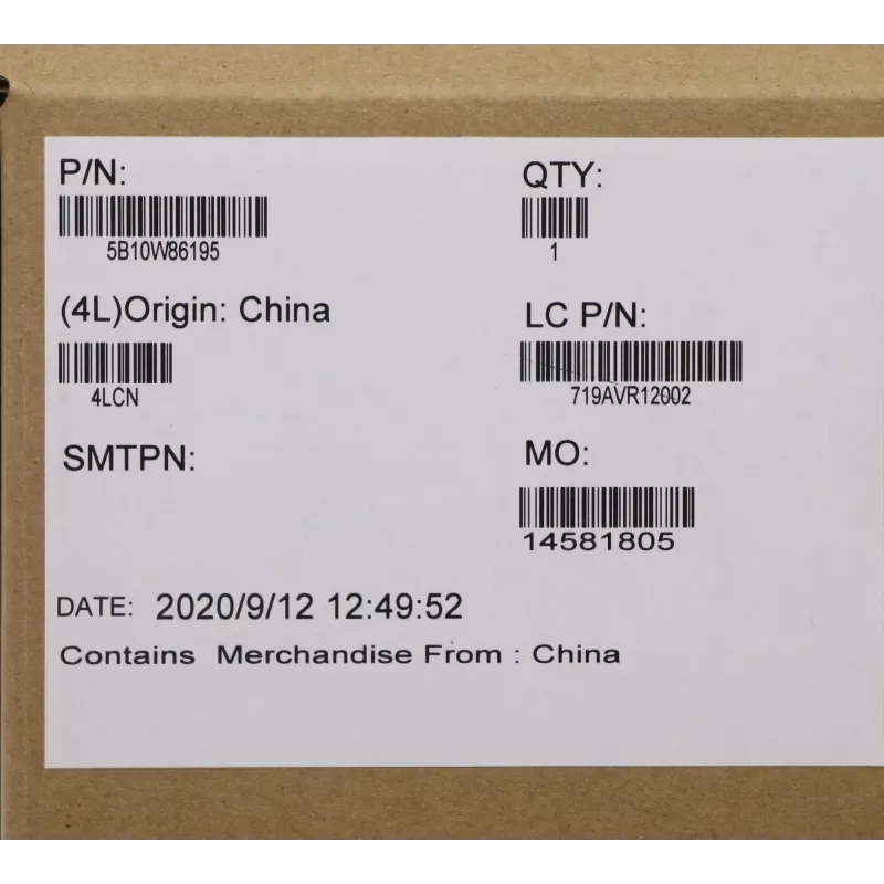 Lenovo 5B10W86195 klēpjdatora rezerves daļa Baterija