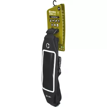 Sandberg Sport jostas soma 5,5'', Vidukļa maciņš, Jebkurš zīmols, 14 cm (5,5 collas), Melna