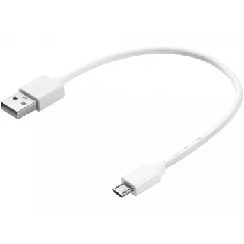 Sandberg MicroUSB sinhronizācijas/uzlādes kabelis 0,2 m, 0,2 m, USB A, Micro-USB B, USB 2.0, Balts