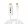 Sandberg MiniDP 1.2 > HDMI 4K 2m, 2 m, Mini DisplayPort, HDMI, vīrišķais, vīrišķais, balts