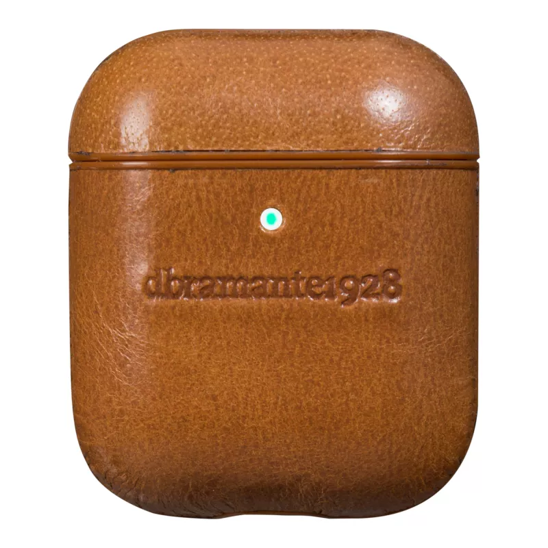 dbramante1928 Copenhagen - AirPods futrālis - Iedeguma krāsa, Futrālis, Āda, 11 g, Iedeguma krāsa