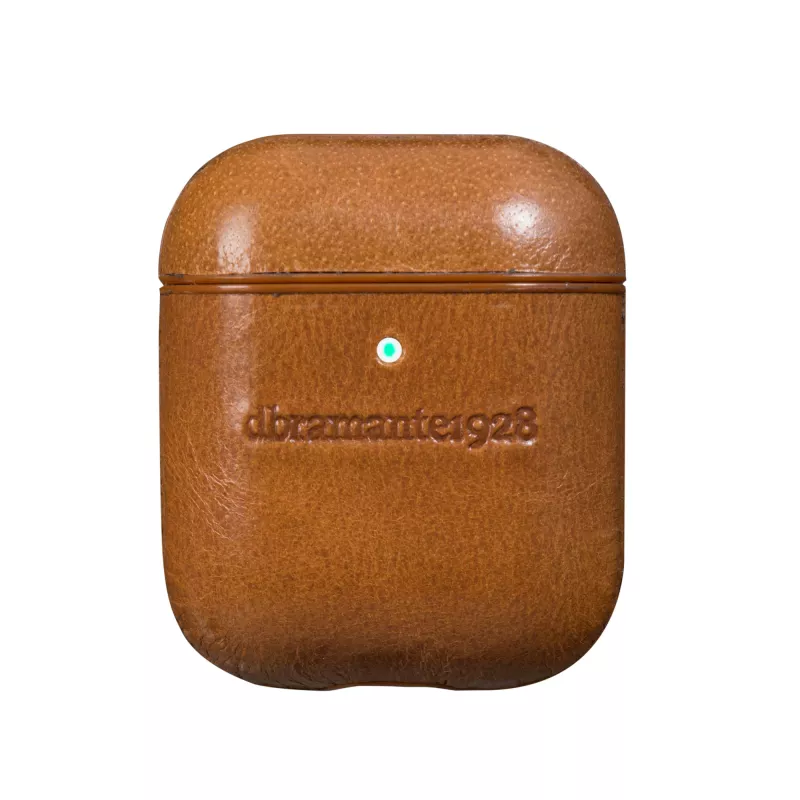 dbramante1928 Copenhagen - AirPods futrālis - Iedeguma krāsa, Futrālis, Āda, 11 g, Iedeguma krāsa