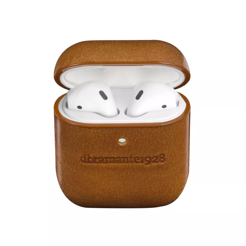 dbramante1928 Copenhagen - AirPods futrālis - Iedeguma krāsa, Futrālis, Āda, 11 g, Iedeguma krāsa