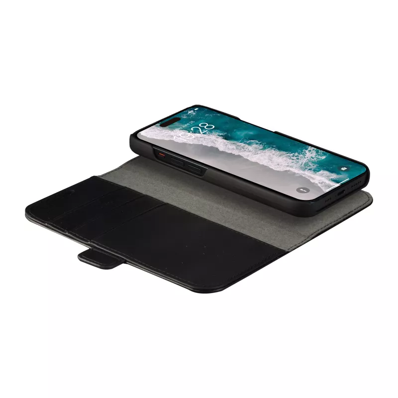 dbramante1928 Stockholm - iPhone 17e/16e/15/14/13 - Melns, Folio, Apple, iPhone 17e/16e/15/14/13, Melns