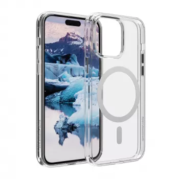 dbramante1928 Iceland Pro MagSafe Saderīga - iPhone 15 Pro, Vāciņš, Apple, iPhone 15 Pro, Caurspīdīgs, Balts