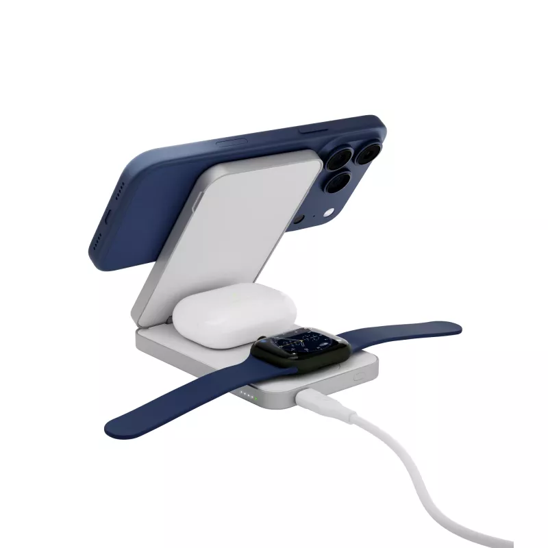 dbramante1928 re-charge - Ārējais akumulators 8K WL - 3in1 - Qi1.3 - WHT