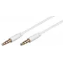 Microconnect AUDLL05W audio kabelis 0,5 m 3,5 mm balts