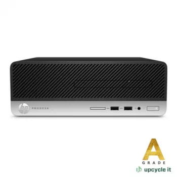 upcycle it HP ProDesk 400 G5 SFF (atjaunots) A Intel® Core™ i5 i5-8400T 16 GB DDR4-SDRAM 256 GB SSD Windows 11 Pro PC Melns, Sudraba
